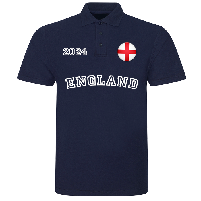 England Euros Supporters Polo Shirt