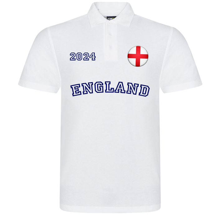 England Euros Supporters Polo Shirt