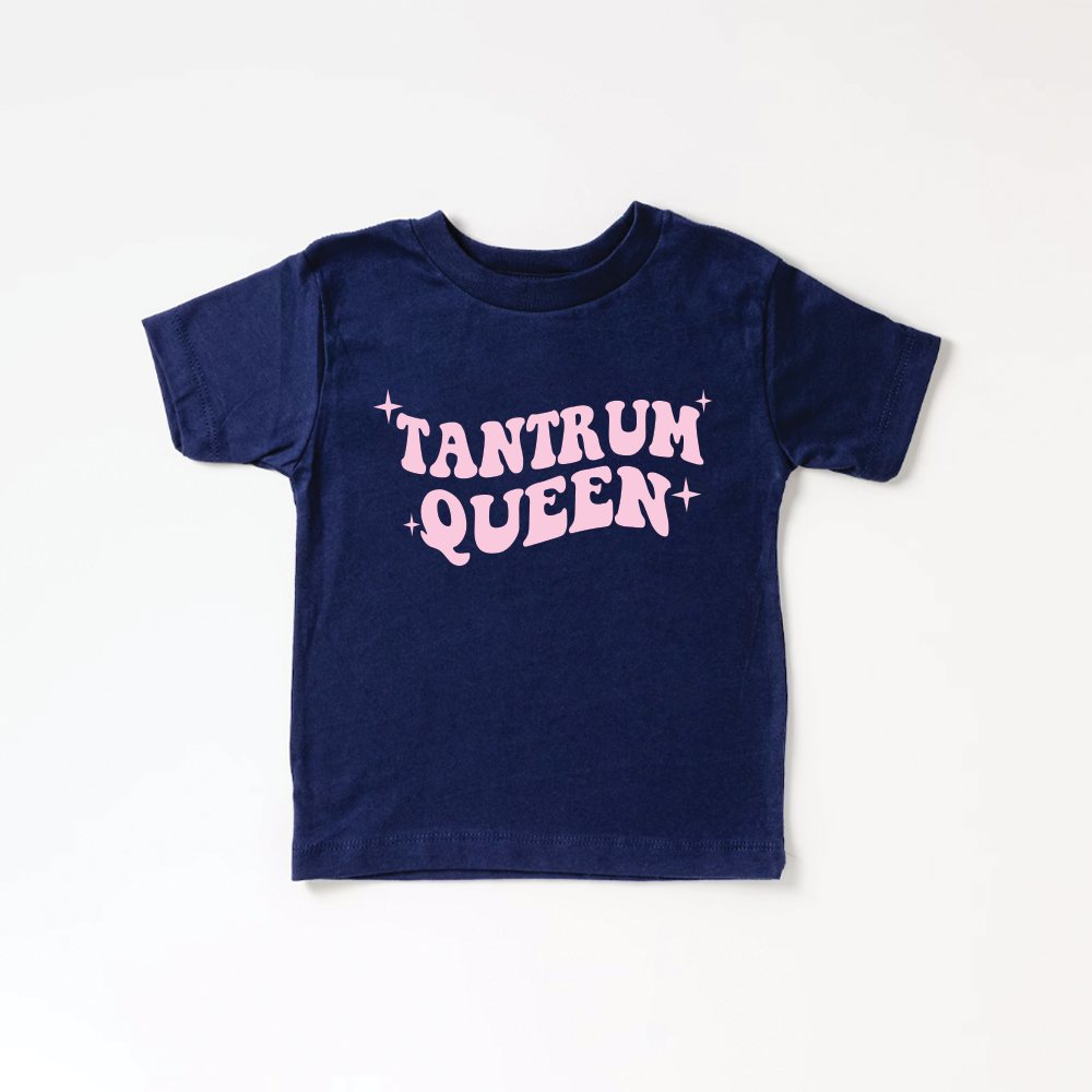 Tantrum Queen Kids Navy T-shirt