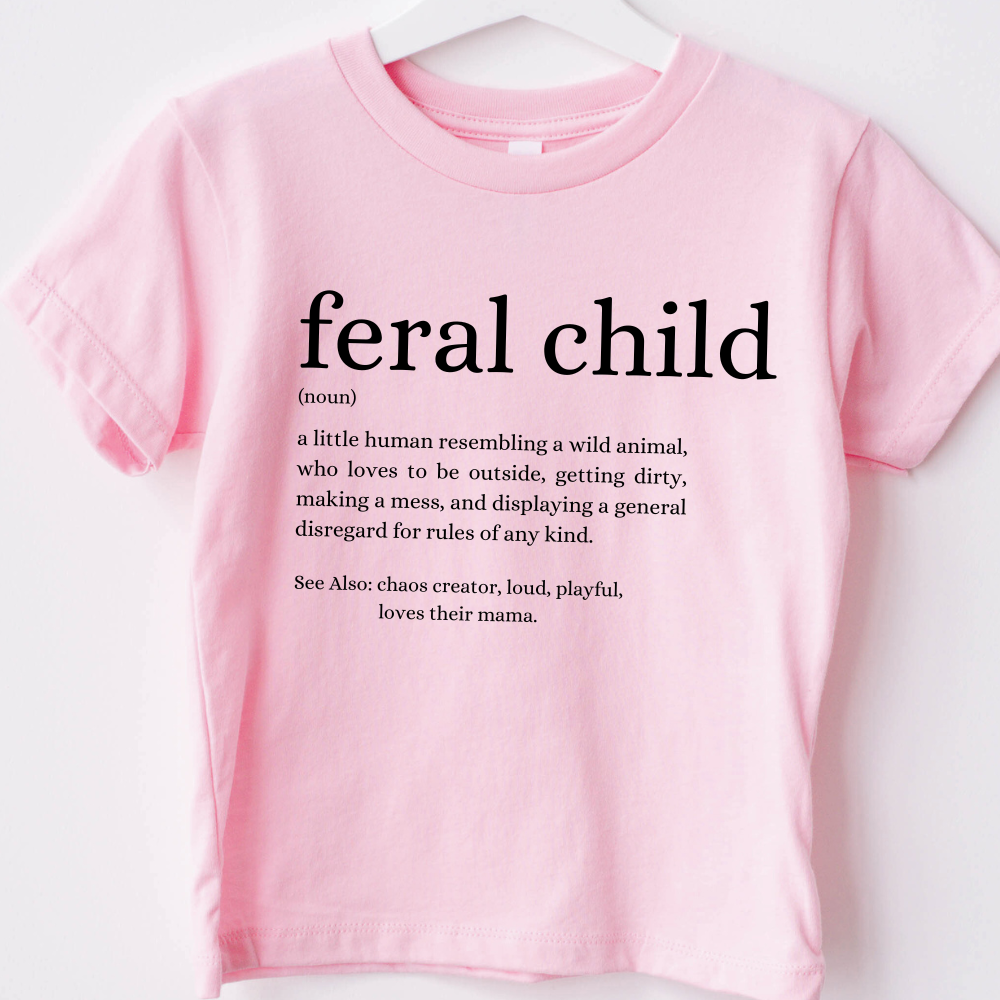 Feral Definition Kids Tee – My Rocking Kids