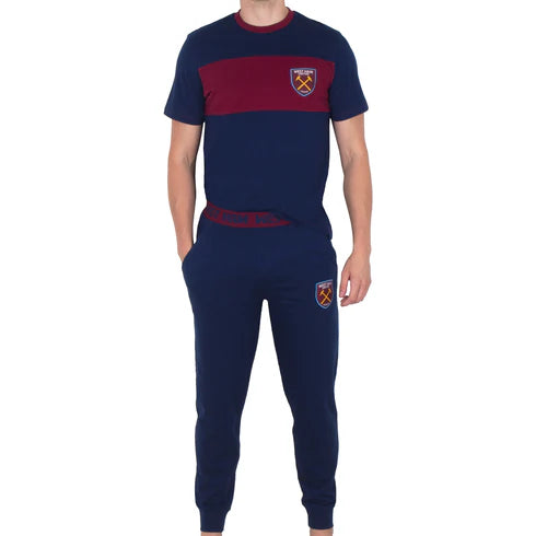 Official West Ham United FC Pyjamas Mens Long My Rocking Kids