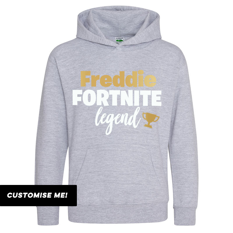 Personalised Gaming Legend Kids Hoodie MRK X My Rocking Kids