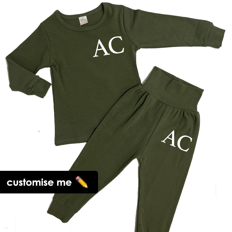 Kids initial tracksuit store