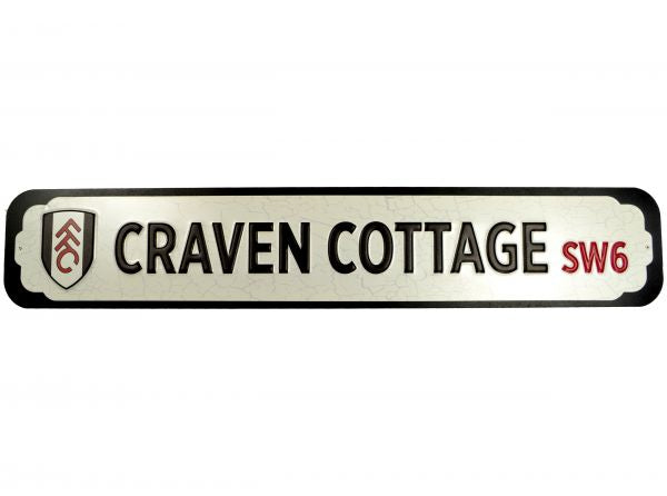 Official Fulham Deluxe Metal / MDF Stadium Signs 60cm x 10cm – My ...