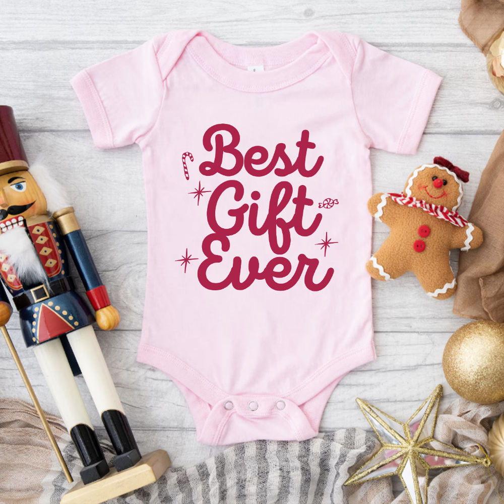 Best Gift Ever Christmas Baby Vest