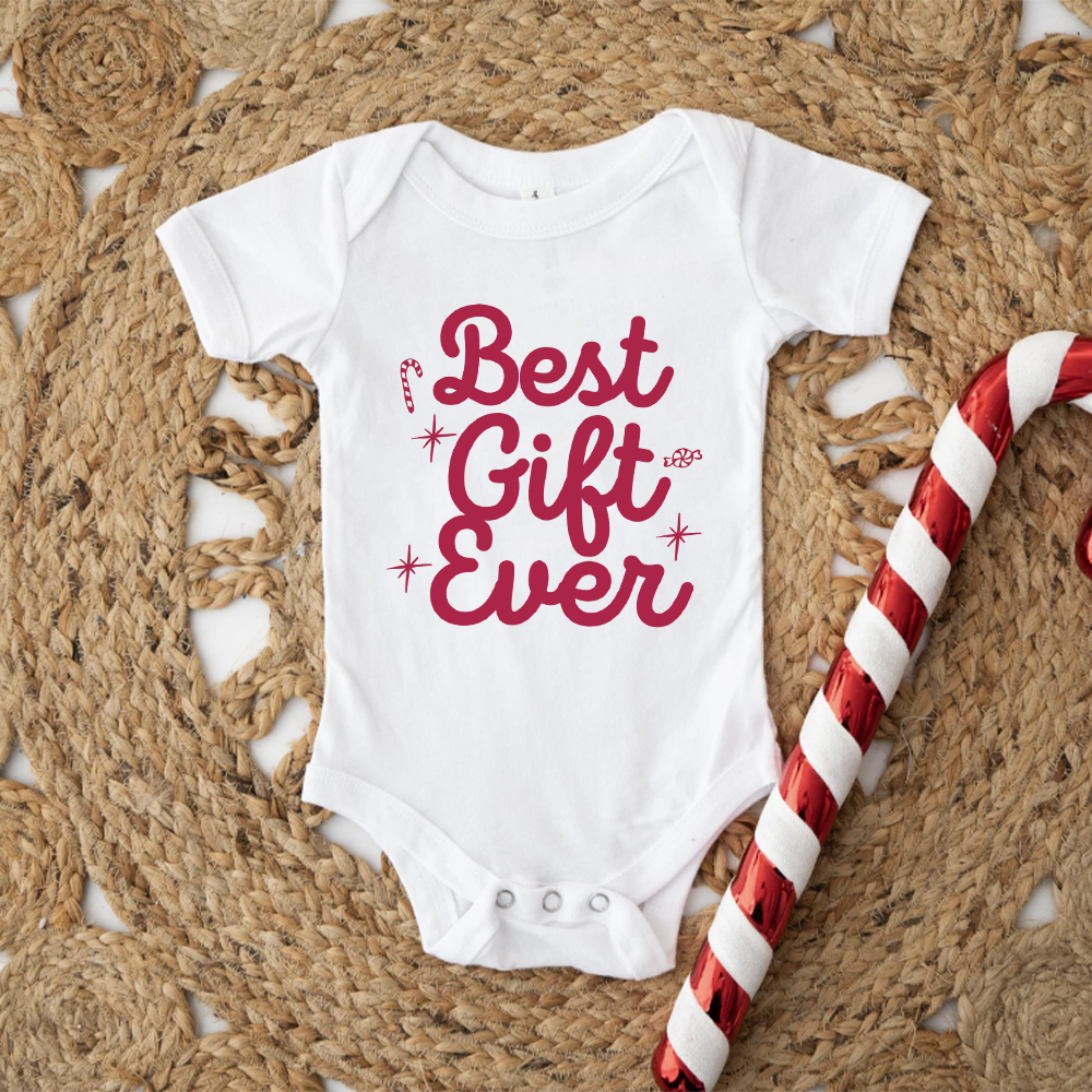Best Gift Ever Christmas Baby Vest