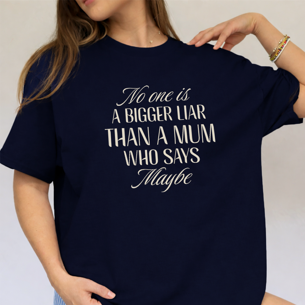 Bigger Liar Oversized Graphic T-Shirt