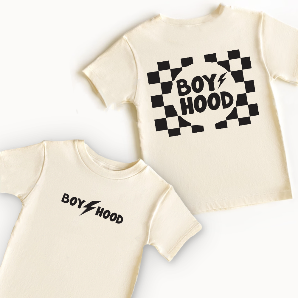 Boyhood Kids Front & Back Logo T-shirt