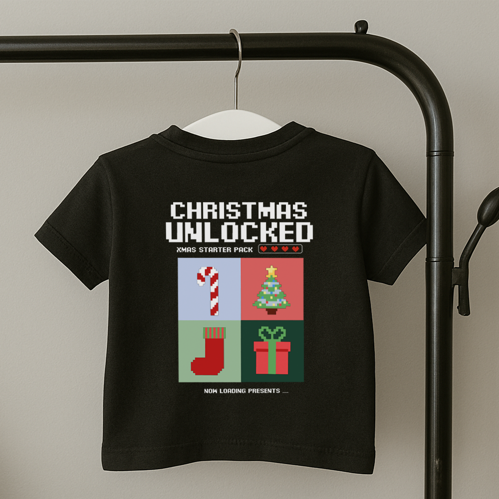 Christmas Unlocked Kids Graphic T-Shirt
