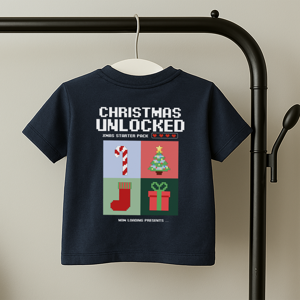 Christmas Unlocked Kids Graphic T-Shirt