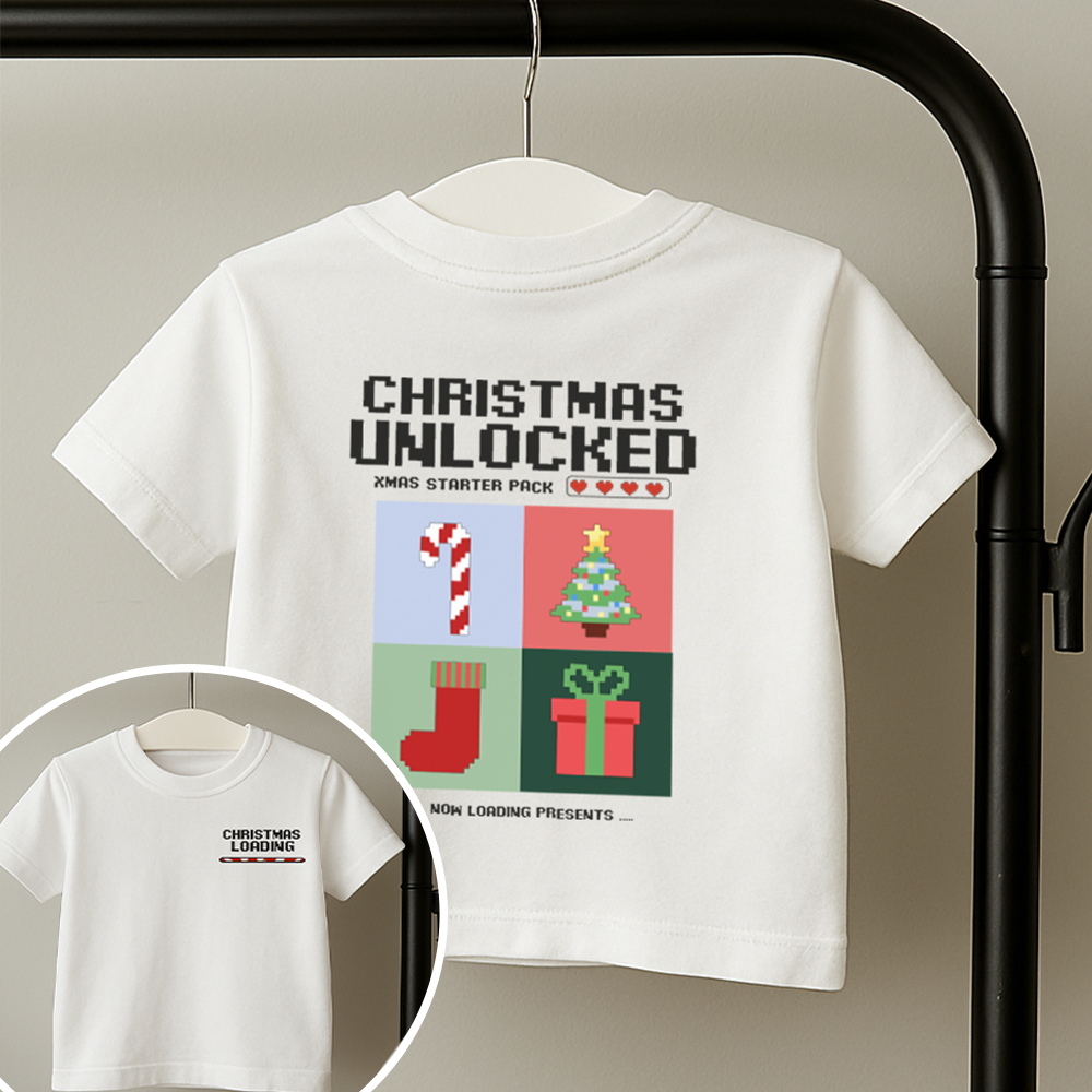 Christmas Unlocked Kids Graphic T-Shirt