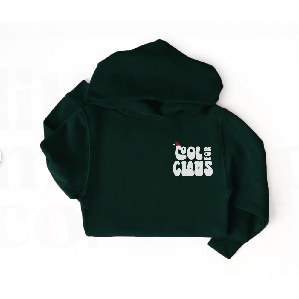 Too Cool For Claus Graphic Hoodie