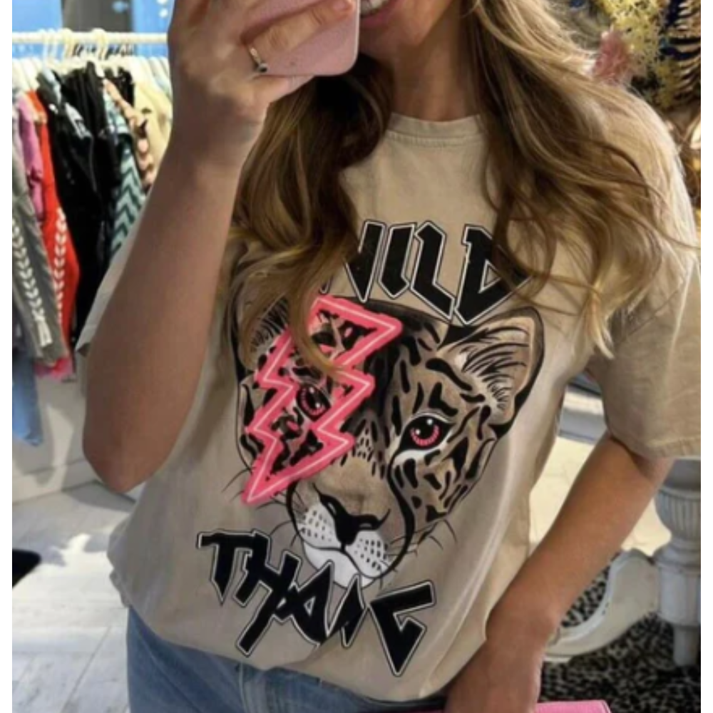The Boutique Wild Thang Oversized Tee