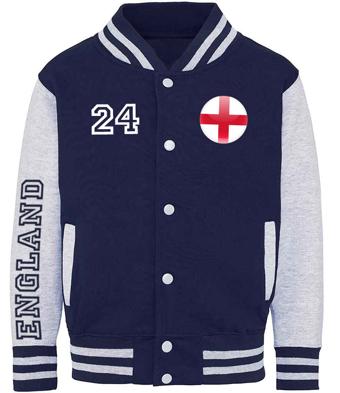 England Euros Varsity Jacket