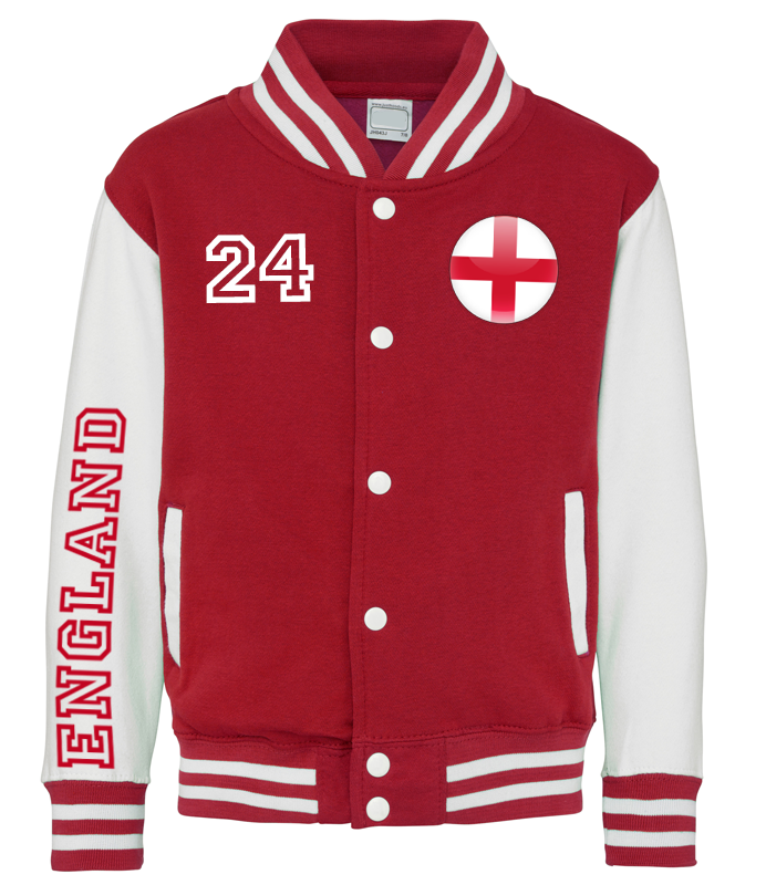 England Euros Varsity Jacket