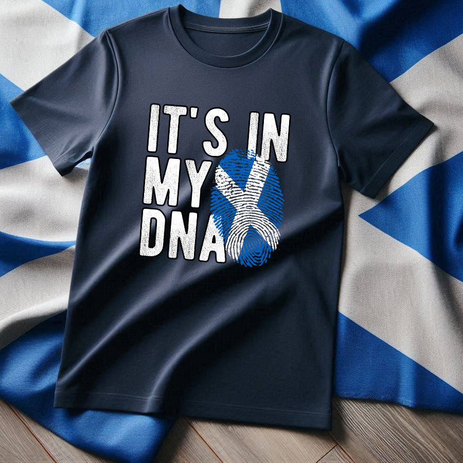 Scotland It's In My DNA T-Shirt Navy