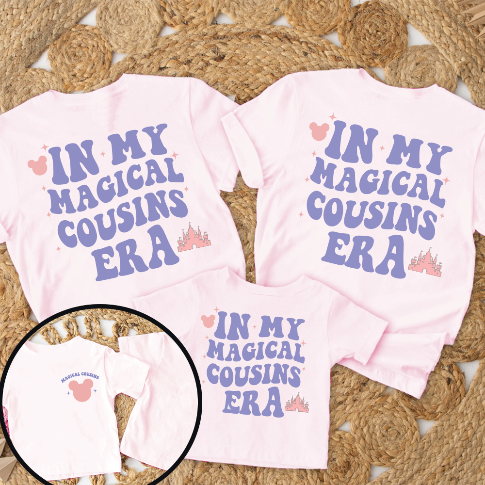 In My Magical Cousins Era Front & Back Graphic T-shirt