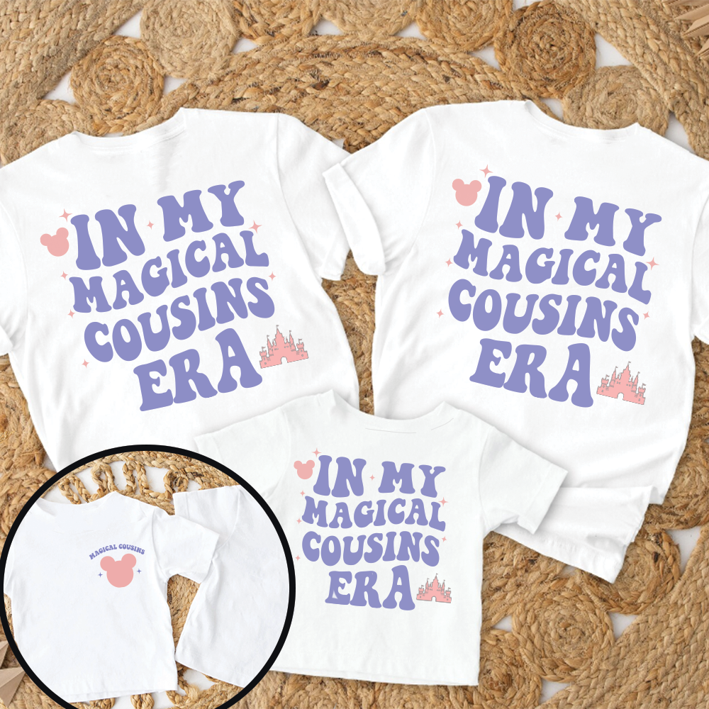 In My Magical Cousins Era Front & Back Graphic T-shirt