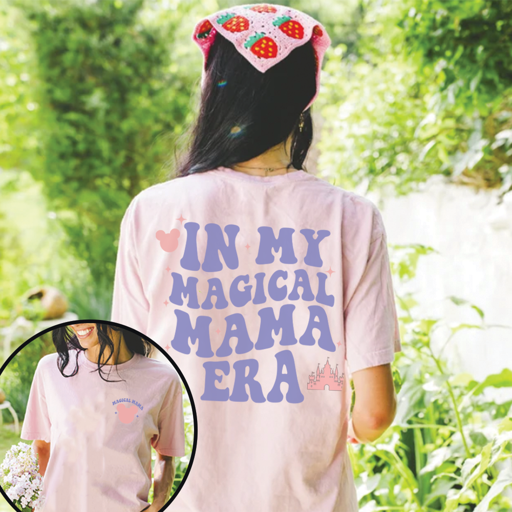 In My Magical Mama Era Front & Back Graphic T-shirt