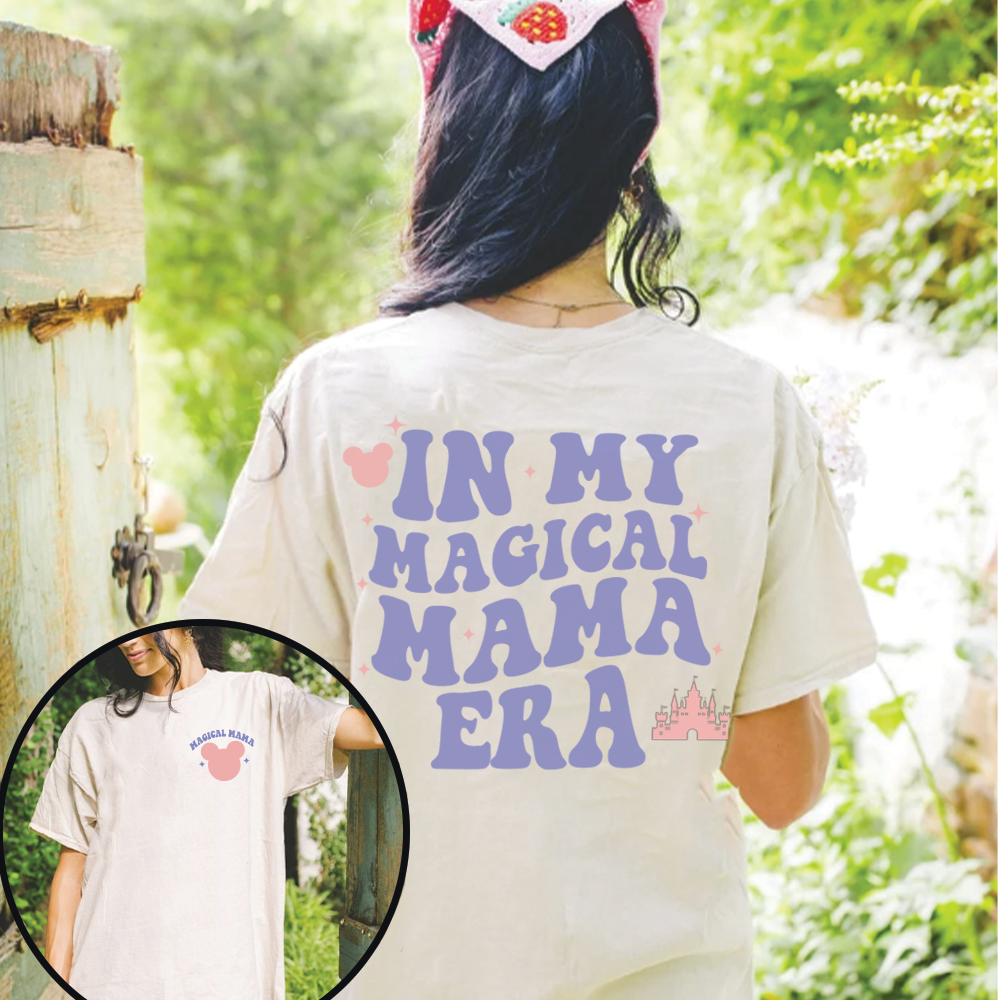 In My Magical Mama Era Front & Back Graphic T-shirt