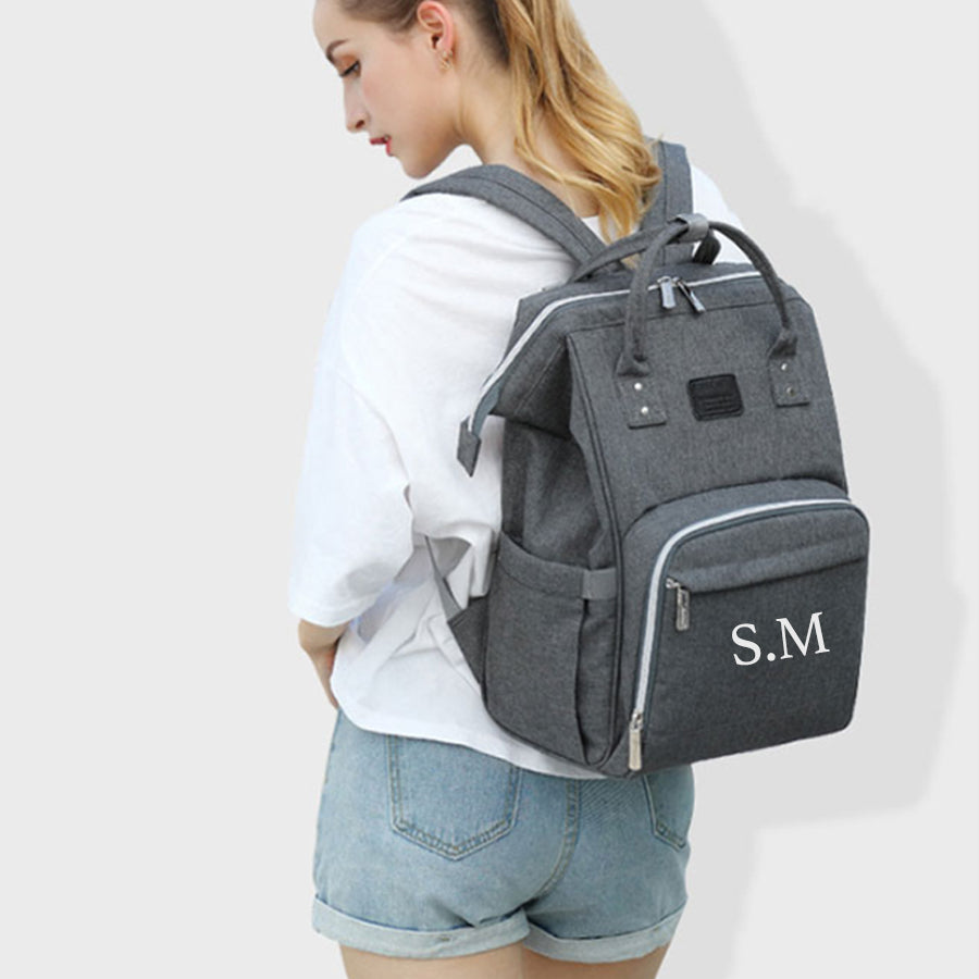 The Mummy Bag Personalised Initial Backpack My Rocking Kids