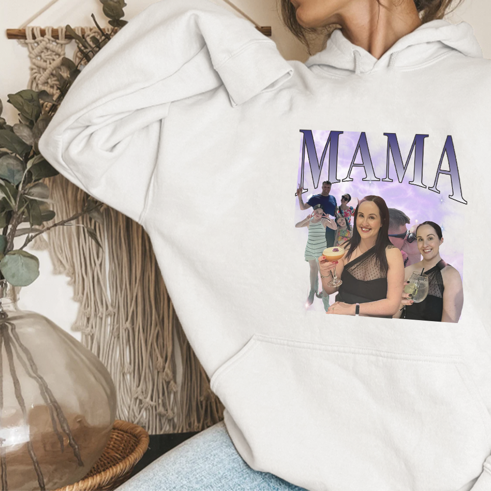 MyCameraRoll Vintage White Hoodie