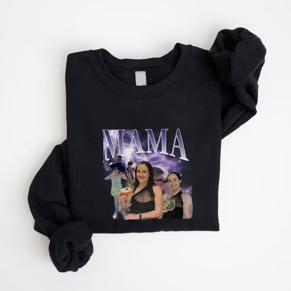 MyCameraRoll Vintage Black Sweatshirt