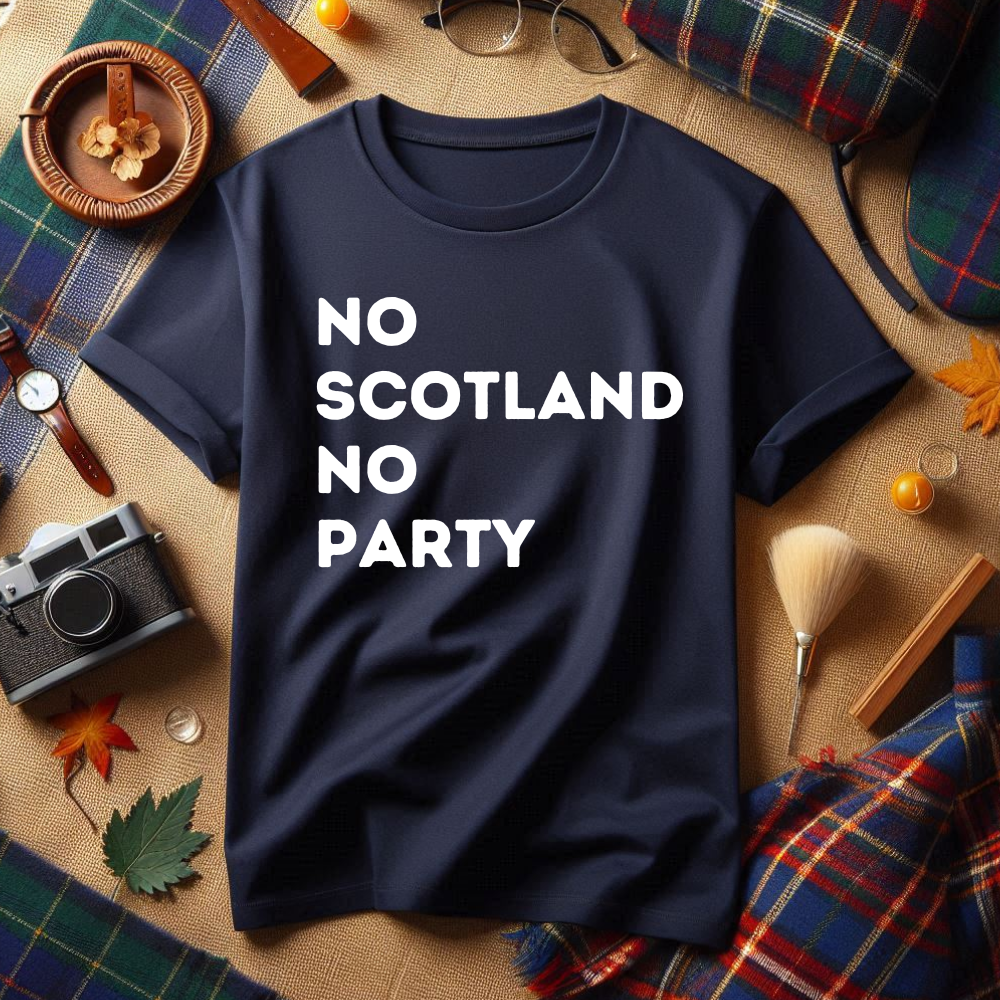 No Scotland No Party Euro 24 T-Shirt