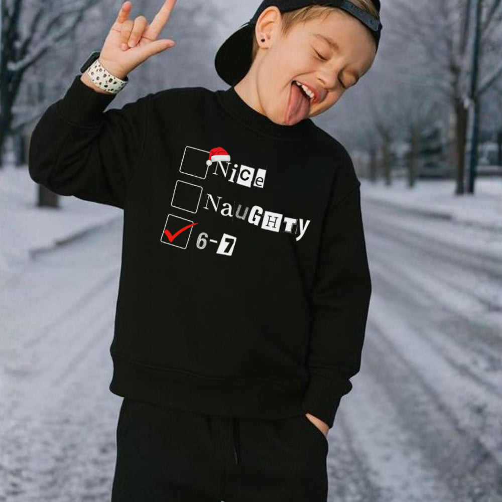 Nice/Naughty/6-7 Sweatshirt
