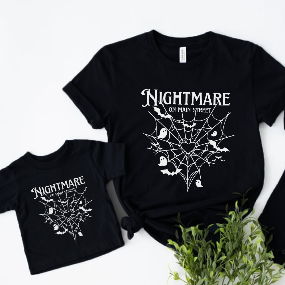 Nightmare On Main Street Matching Graphic T-Shirts
