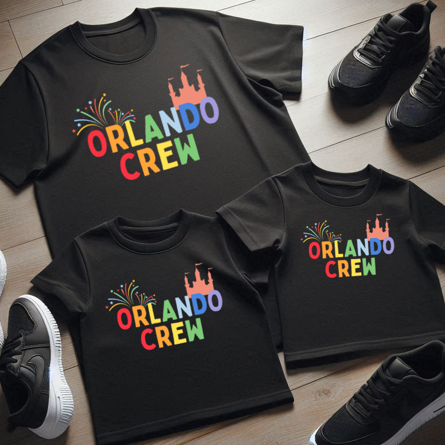 Orlando Crew 2024 Family Matching Black T-Shirts