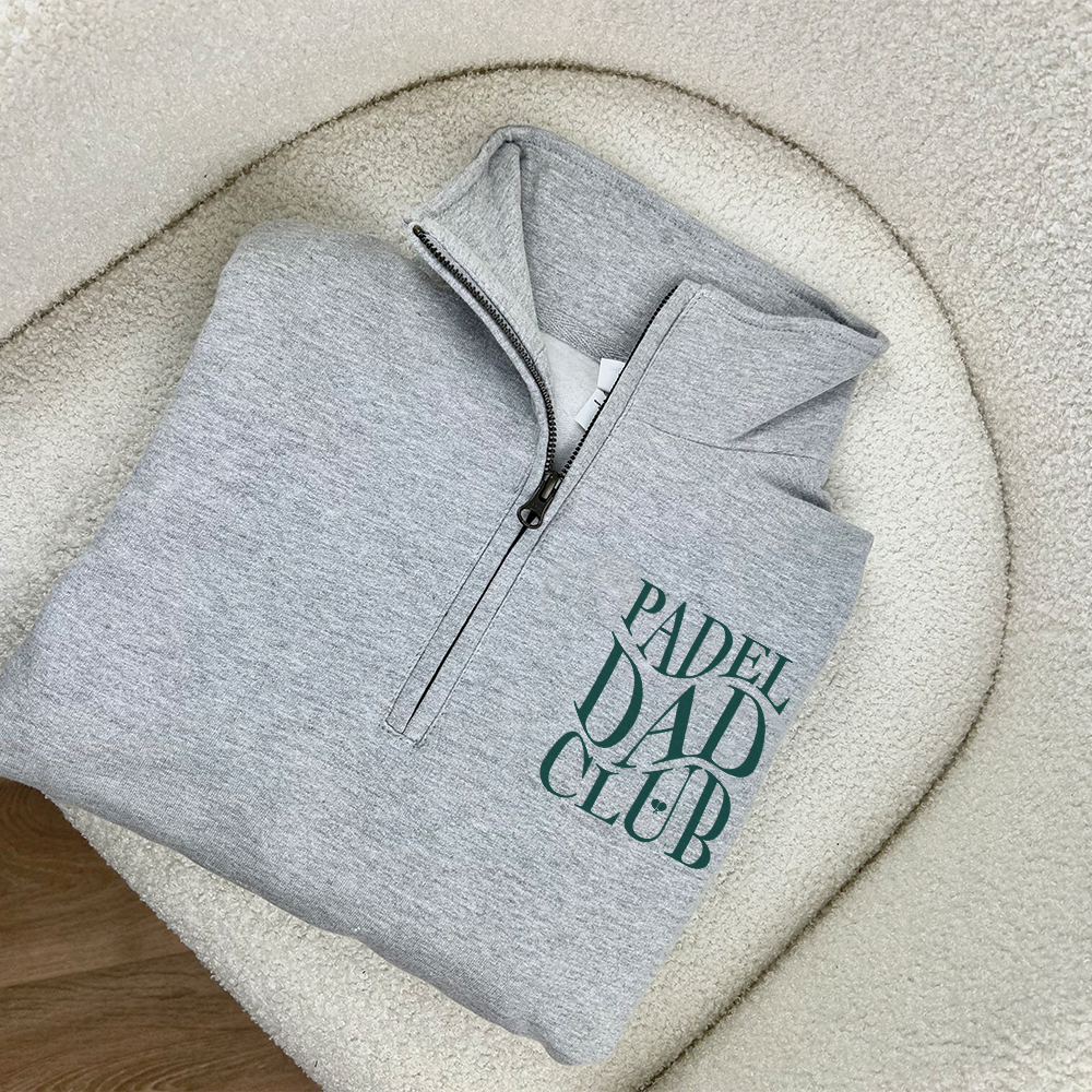 Padel Dad Club Quarter Zip Sweatshirt
