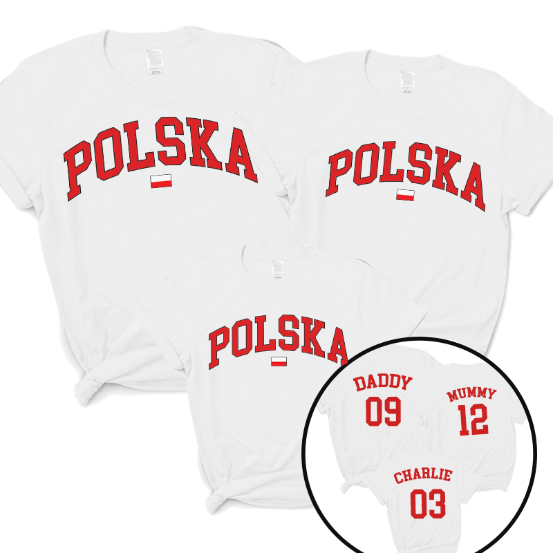Polska Stadium Family T-Shirts White