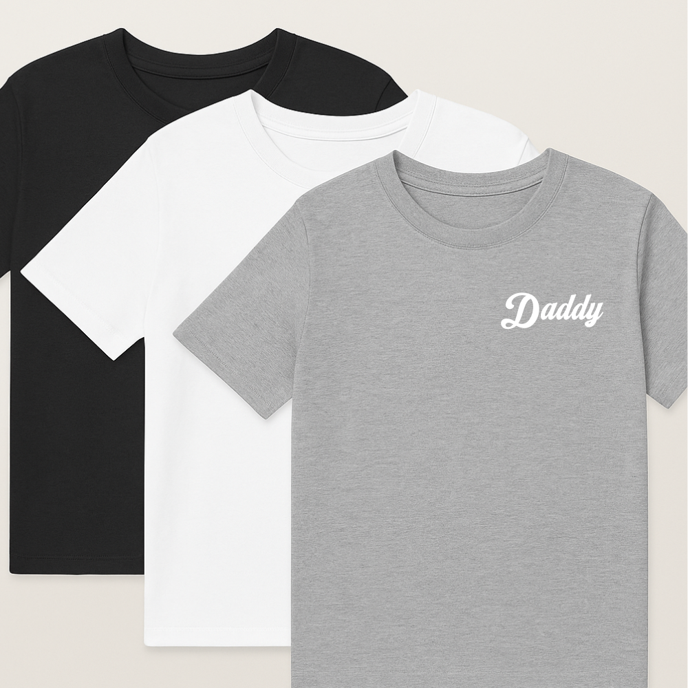 MRK Basics Daddy Mini Logo 3 Pack Tees