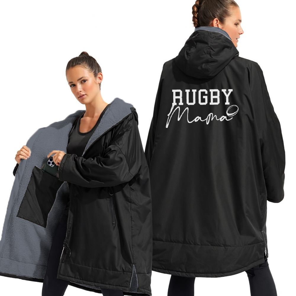 Rugby Mama All-Seasons Oversize Waterproof Robe – My Rocking Kids