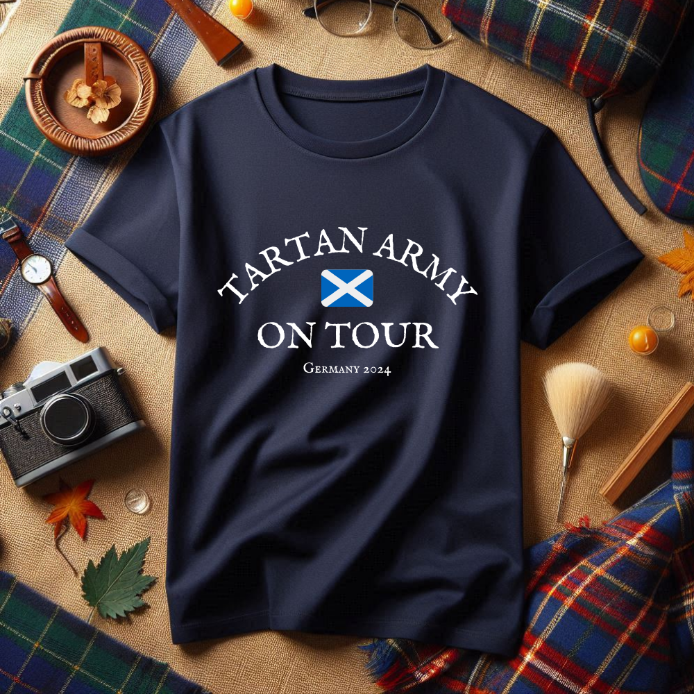 Scotland Tartan On Tour 2024 T-Shirt