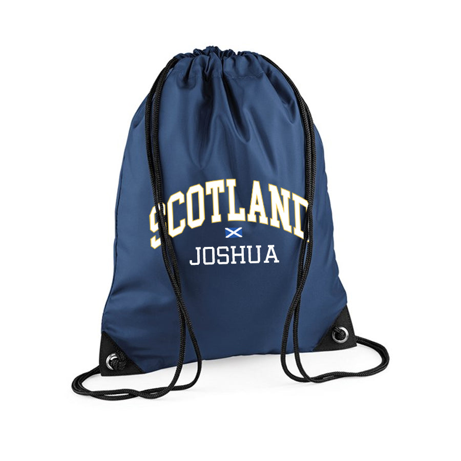 Scotland Personalised Gym Bag