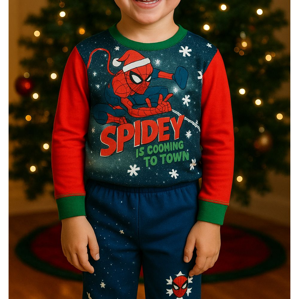Spider-Man Official Spidey Christmas Pyjamas (1-5 Years)