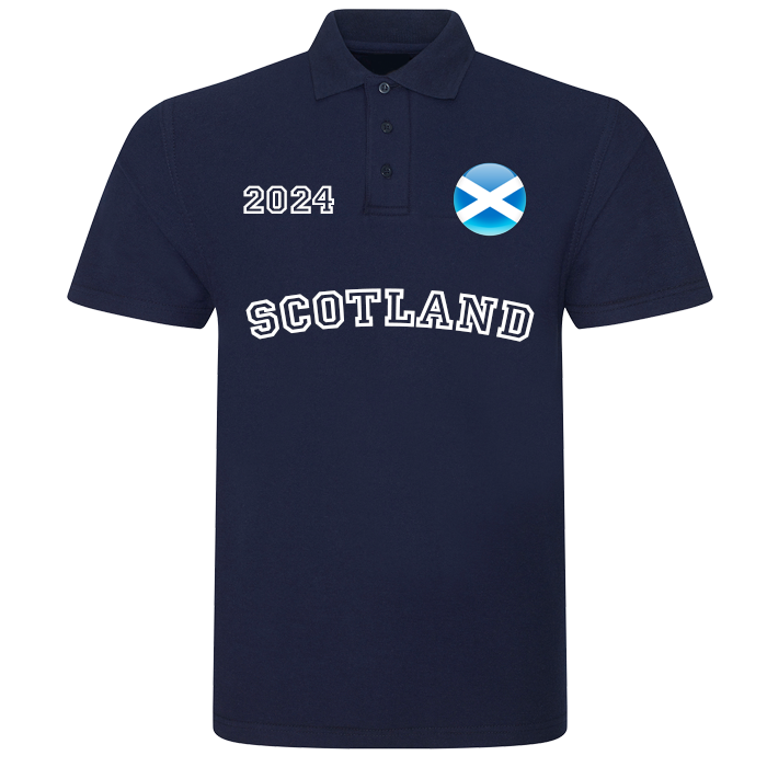 Scotland Euros Supporters Polo Shirt