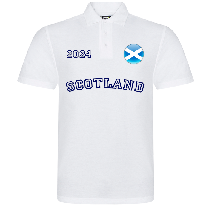 Scotland Euros Supporters Polo Shirt