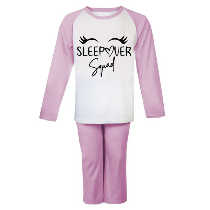 CLR Sleepover Squad Eyelash Pink Raglan Pyjamas – My Rocking Kids