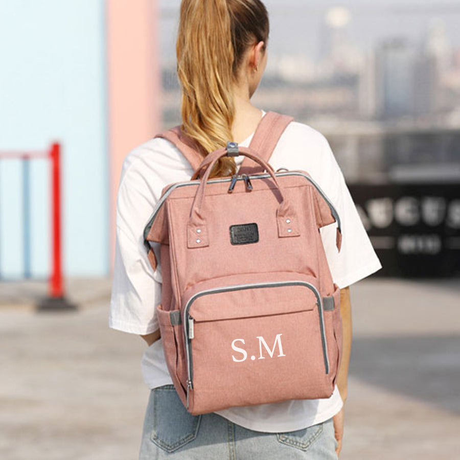 The Mummy Bag Personalised Initial Backpack My Rocking Kids