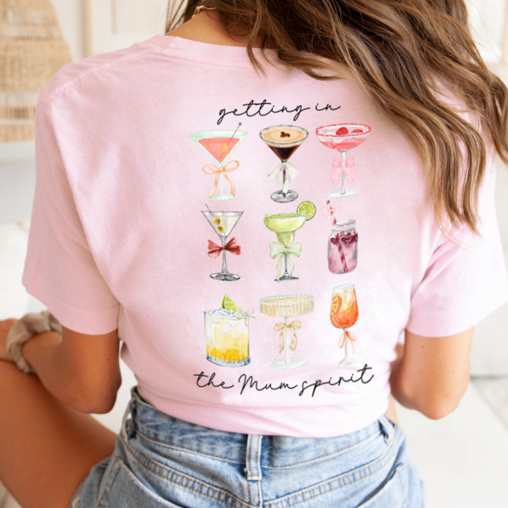 The Mum Spirit Front & Back Relaxed Boxy T-Shirt