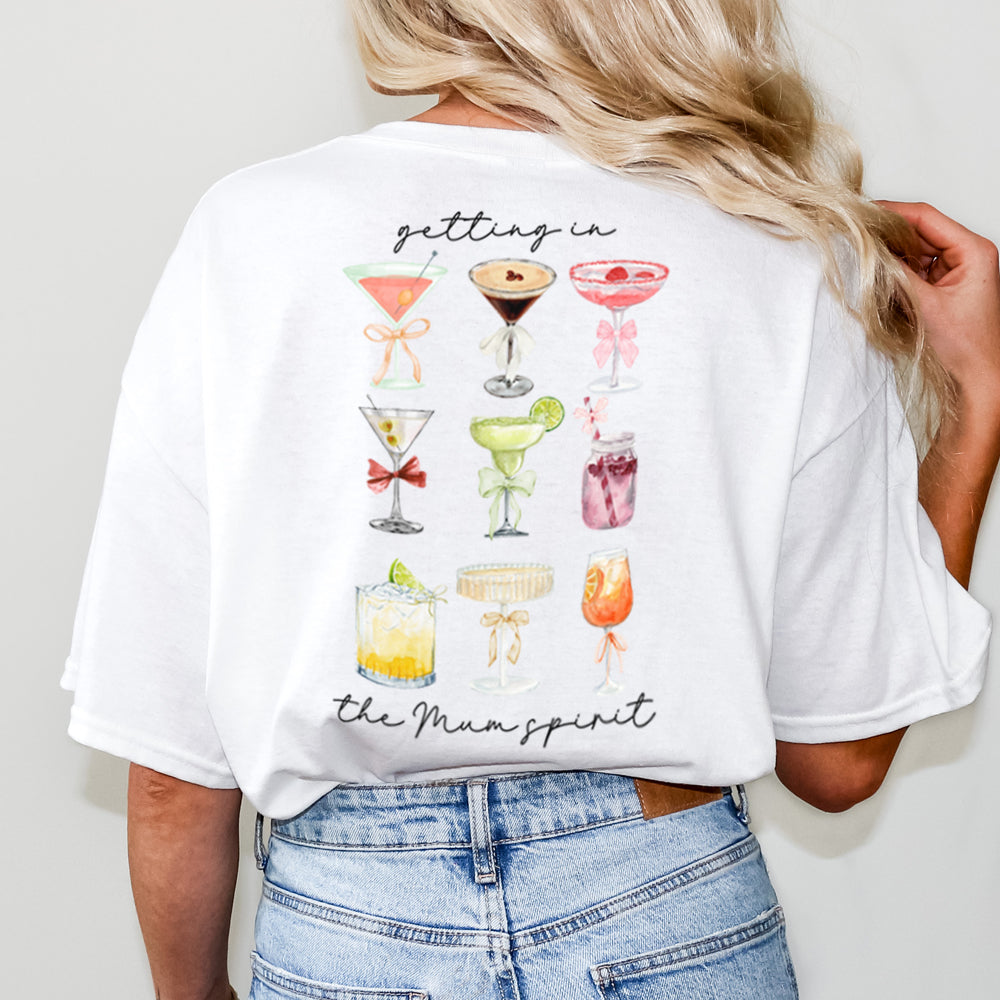 The Mum Spirit Front & Back Relaxed Boxy T-Shirt