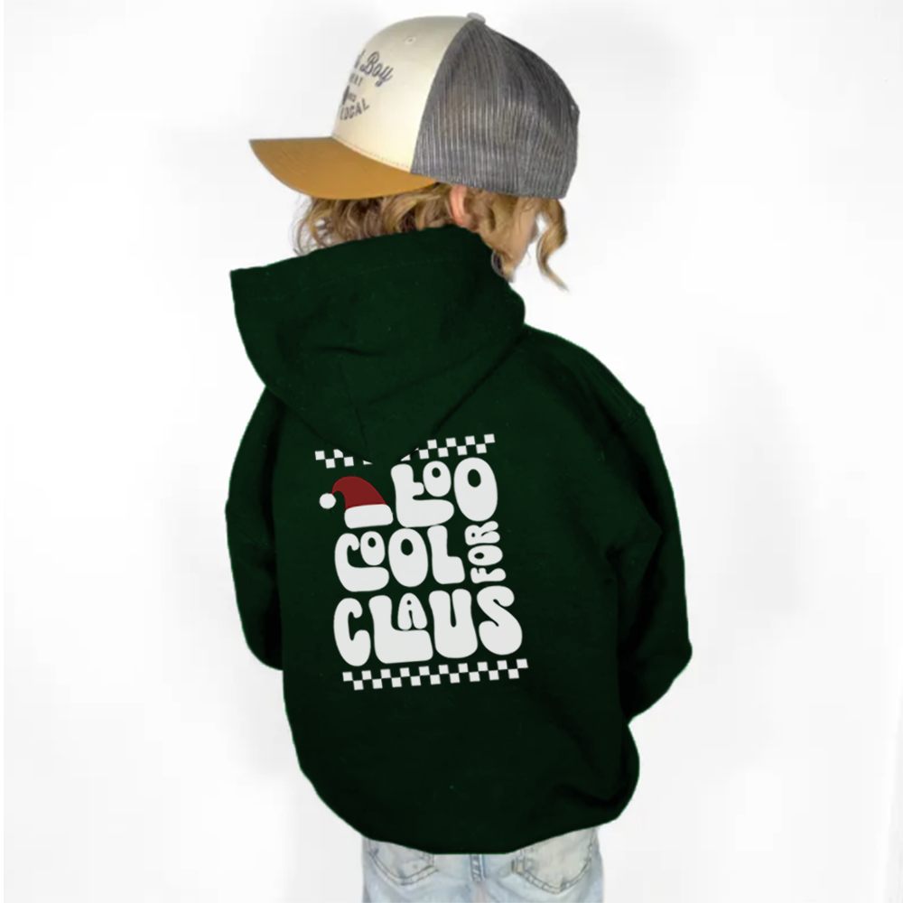 Too Cool For Claus Graphic Hoodie