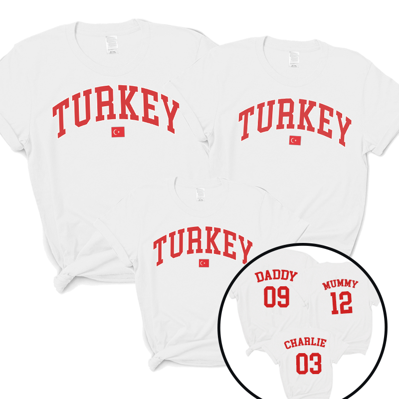 Turkey Stadium Family T-Shirts White