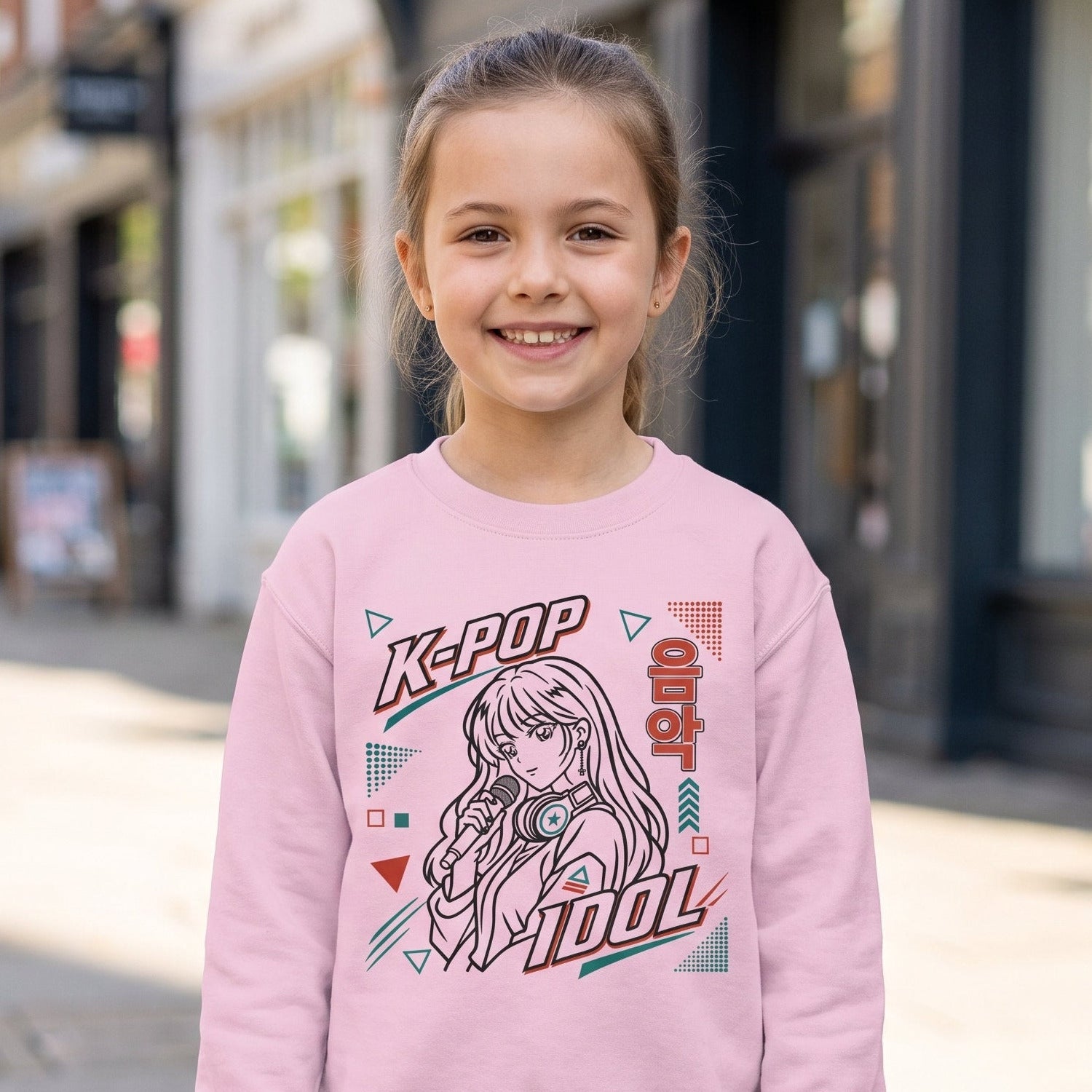 K Pop Idol Graphic Sweatshirt