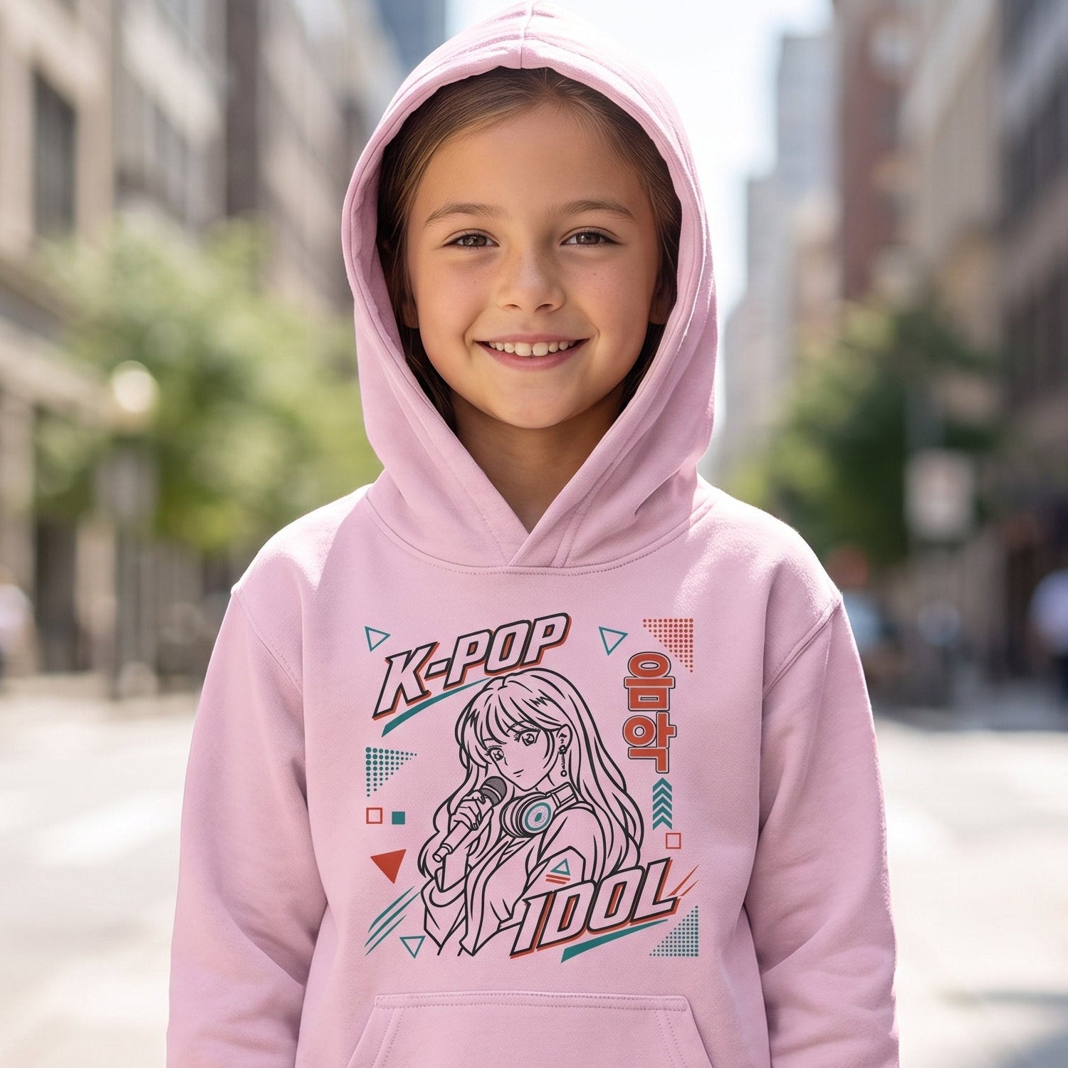 K Pop Idol Graphic Hoodie