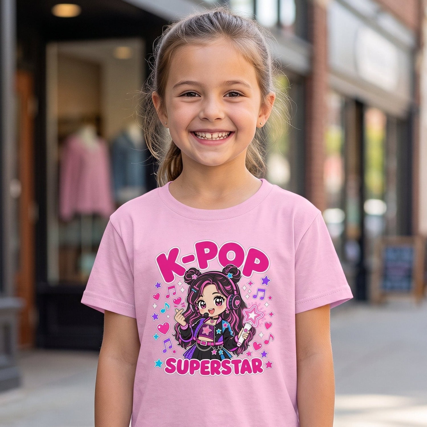 K Pop Superstar Graphic T Shirt