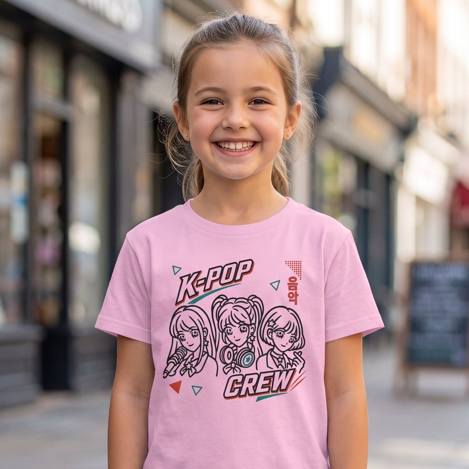 K Pop Crew Trio Graphic T Shirt